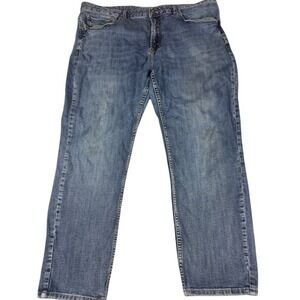 Flag & Anthem Jeans Mens 40/30 Nashville Straight Premium Denim Medium‎ Wash